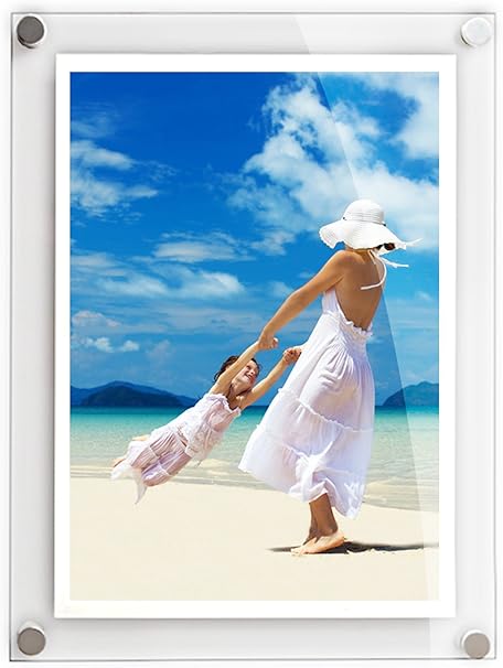 Modern Acrylic Photo Frame Stylish Wall Frame Amazon Co Uk Kitchen Home