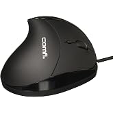 ACP EM011-BK USB Black Comfi Ergonomic Mouse By Ergoguys