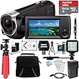Sony HDR-CX405/B Full HD 60p Camcorder + 64GB Ultra MicroSDXC UHS-I Memory Card + NP-BX1 Battery Pack + Accessory Bundle
