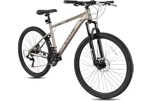 CYBIC Mountain Bike, Front Suspension Mountain Bike, 21-Speed Disc, Youth/Adult Mens Womens Trail Commuter City Bicycles