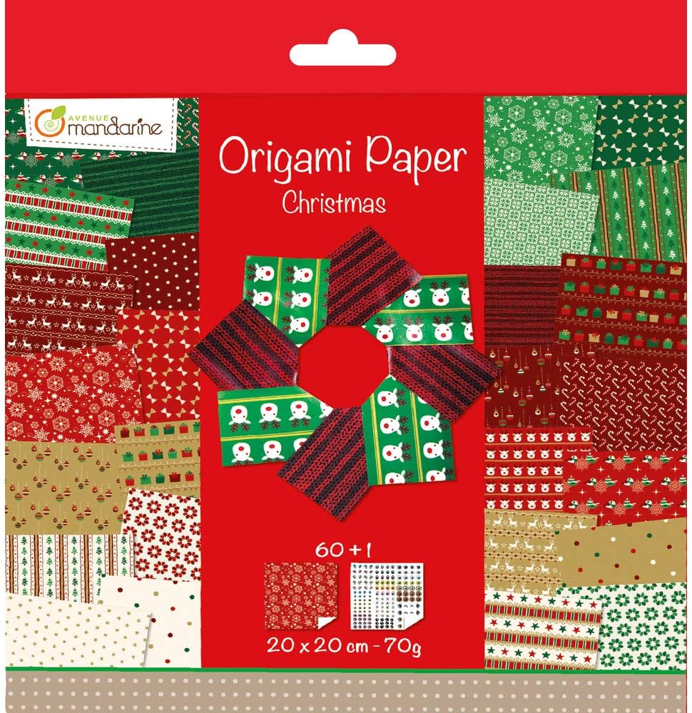 Avenue Mandarine Papel De Origami 60 Hojas X Cm Diseno Navideno Amazon Es Hogar Y Cocina Avenue Mandarine Papel De Origami 60 Hojas X Cm Diseno Navideno Amazon Es Hogar Y Cocina