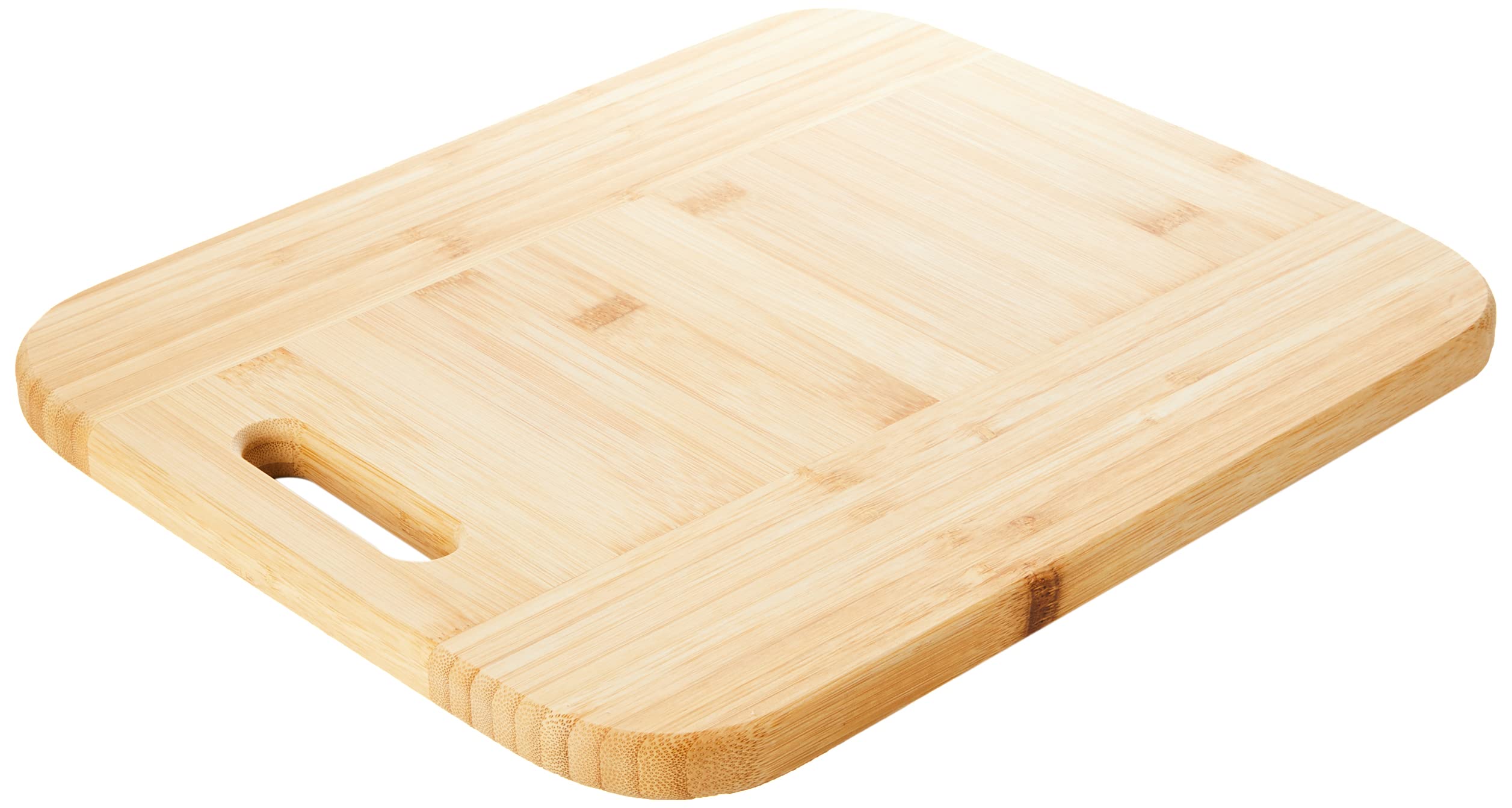Premier Housewares 1103931 Bamboo Chopping Board with Handle, 34 x 29 cm Natural