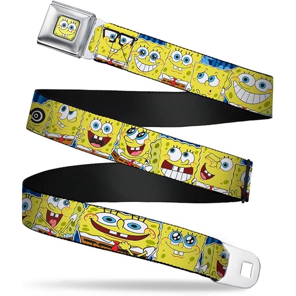 Amazon.com: Buckle-Down Seatbelt Belt - SpongeBob