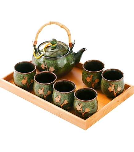 Amazon.com | Japanese Style Perfect Square Shape Porcelain Tea Set