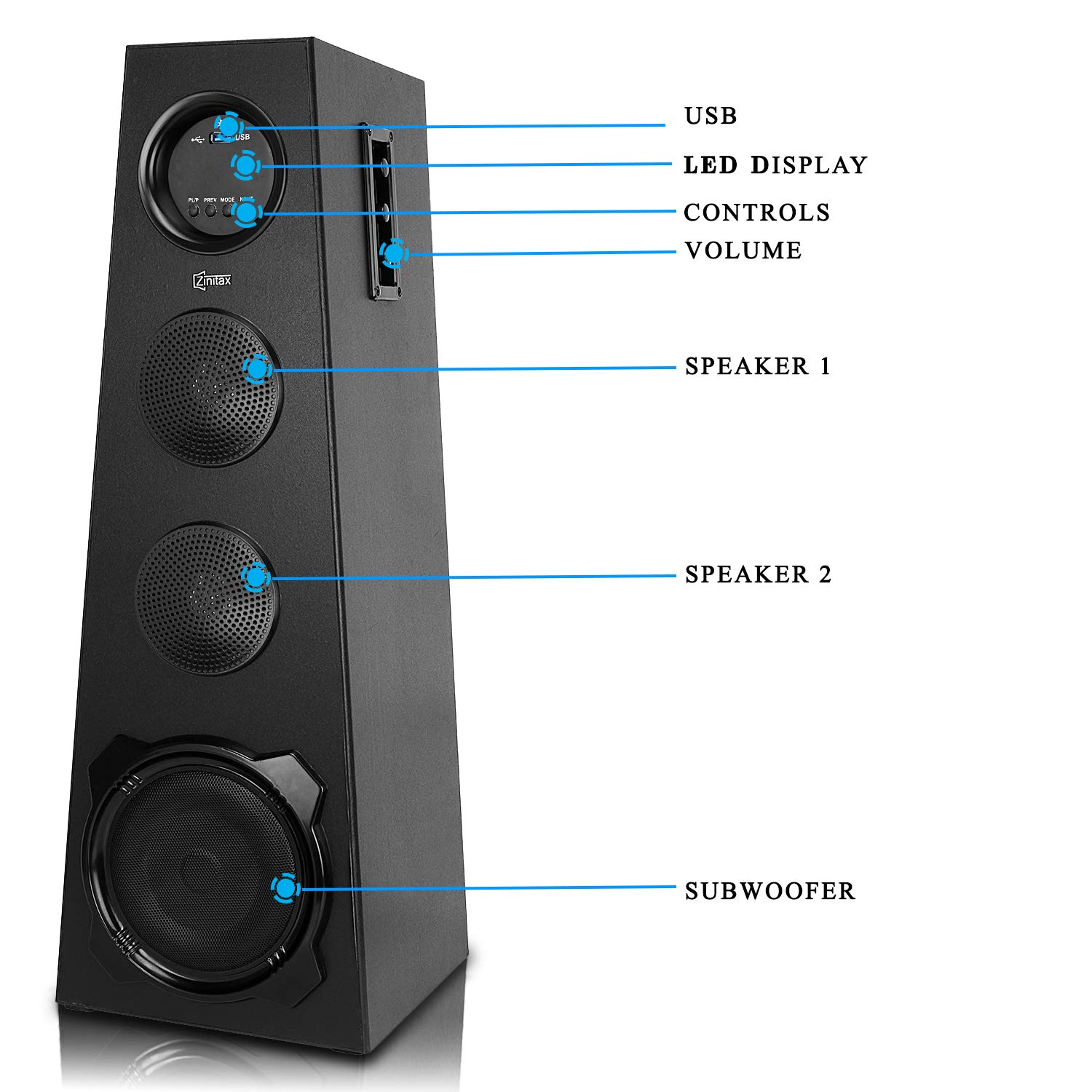 zinitax 4.1 home theater price