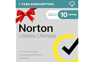 Norton Utilities Ultimate for 10 Devices, Keep your devices running like new - for Windows PC, Android and iOS (Download)