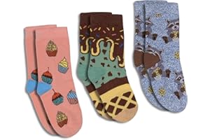 Good Luck Sock Novelty, Colorful, Fun Kids Socks, 3-Pack, Ages 0-10 Year