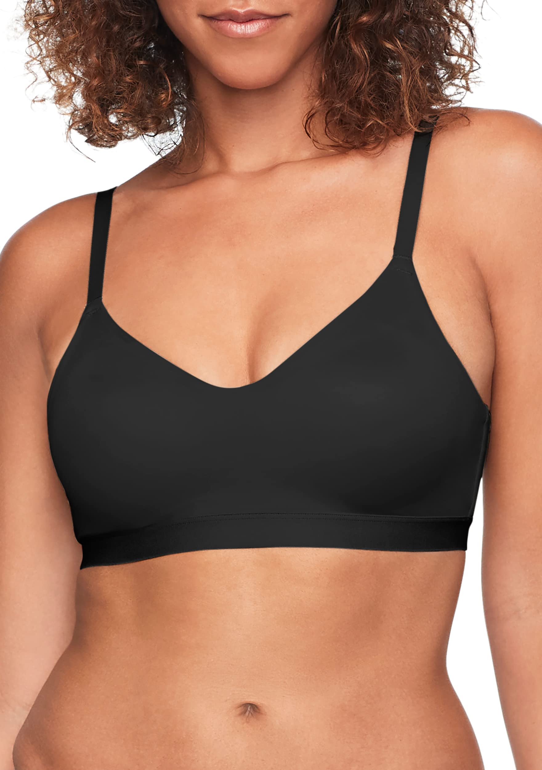 Photo 1 of Warner's Women's Cloud 9 Super Soft Wireless Lift Convertible Comfort Bra RN1041A, Black, Medium