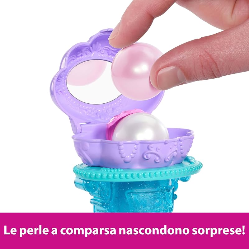 Disney Princess Ariel con Specchiera Magica Bambola e Accessori