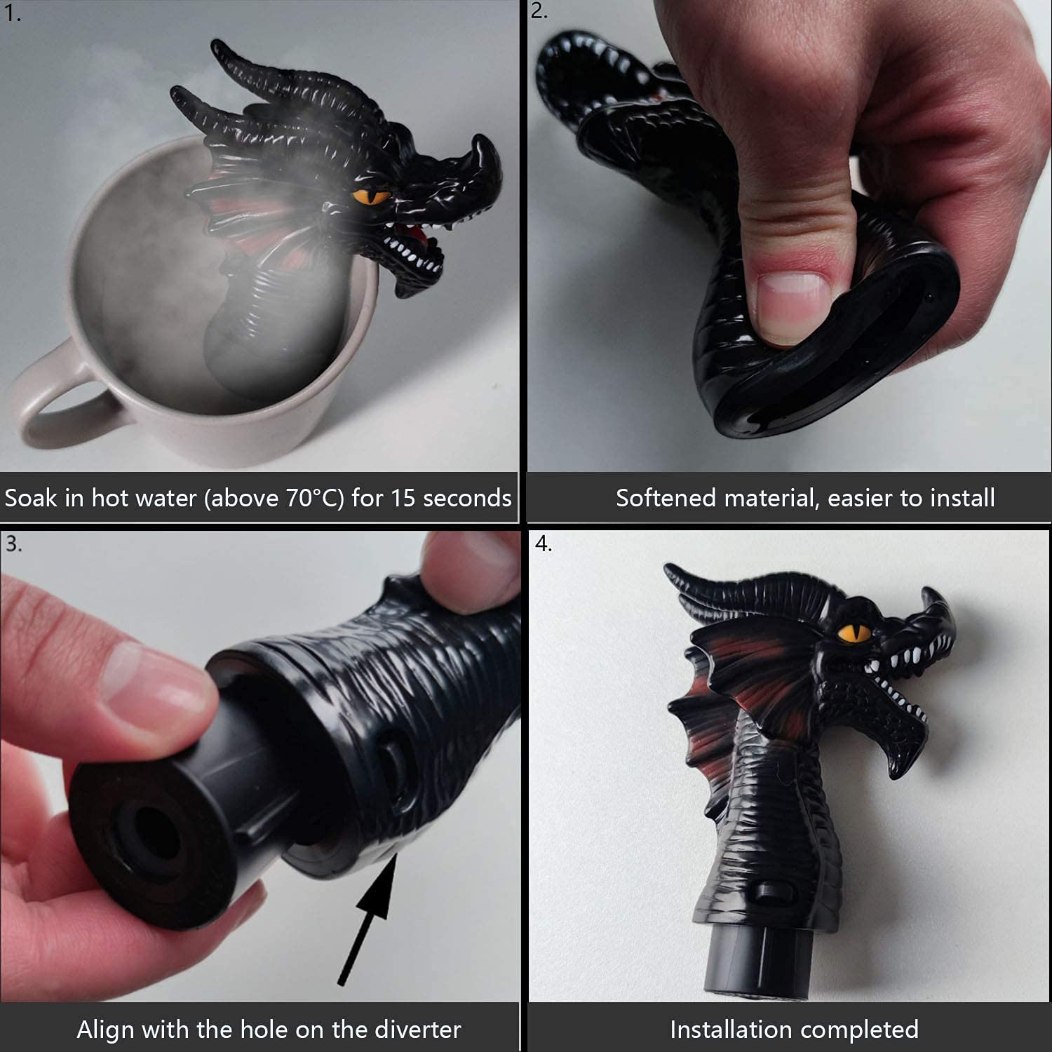 Yolococa Steam Release Diverter For Instant pot Cupboards/Cabinets protector 360° Redirect Silicone Kitchen Accessory