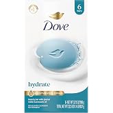 Dove Beauty Bar Soap , Glacial Water &amp; Avocado Oil, I 6 Count 3.75 oz | Hydrating beauty bar with glacial water and avocado oil for refreshed, soft and healthy-looking skin