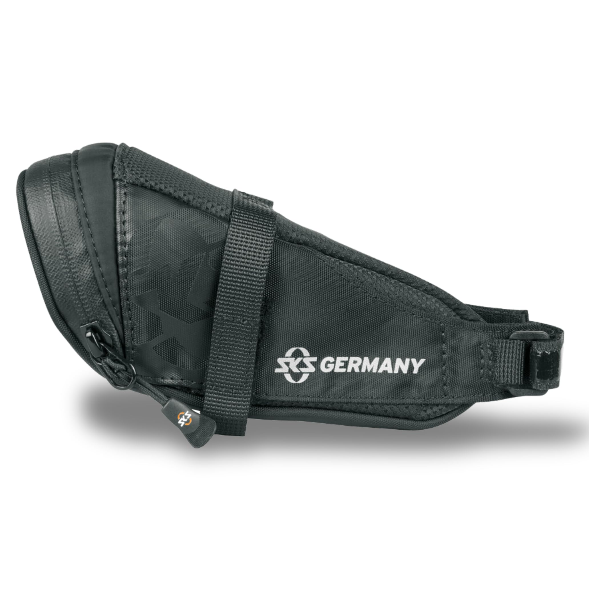 SKS GERMANY RACER STRAPS 300 bike bag for road bike, bike accessories (aerodynamic bag with velcro fastening, laminated & waterproof zip with Easy-Zip, volume: 0.3 l)