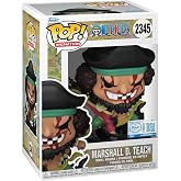 Funko POP! Animation: One Piece - Blackbeard - Amazon Exclusive | Official Merch - Collectable Vinyl Figurine for Shelf Display - Birthday Gift Idea for Fans and Collectors