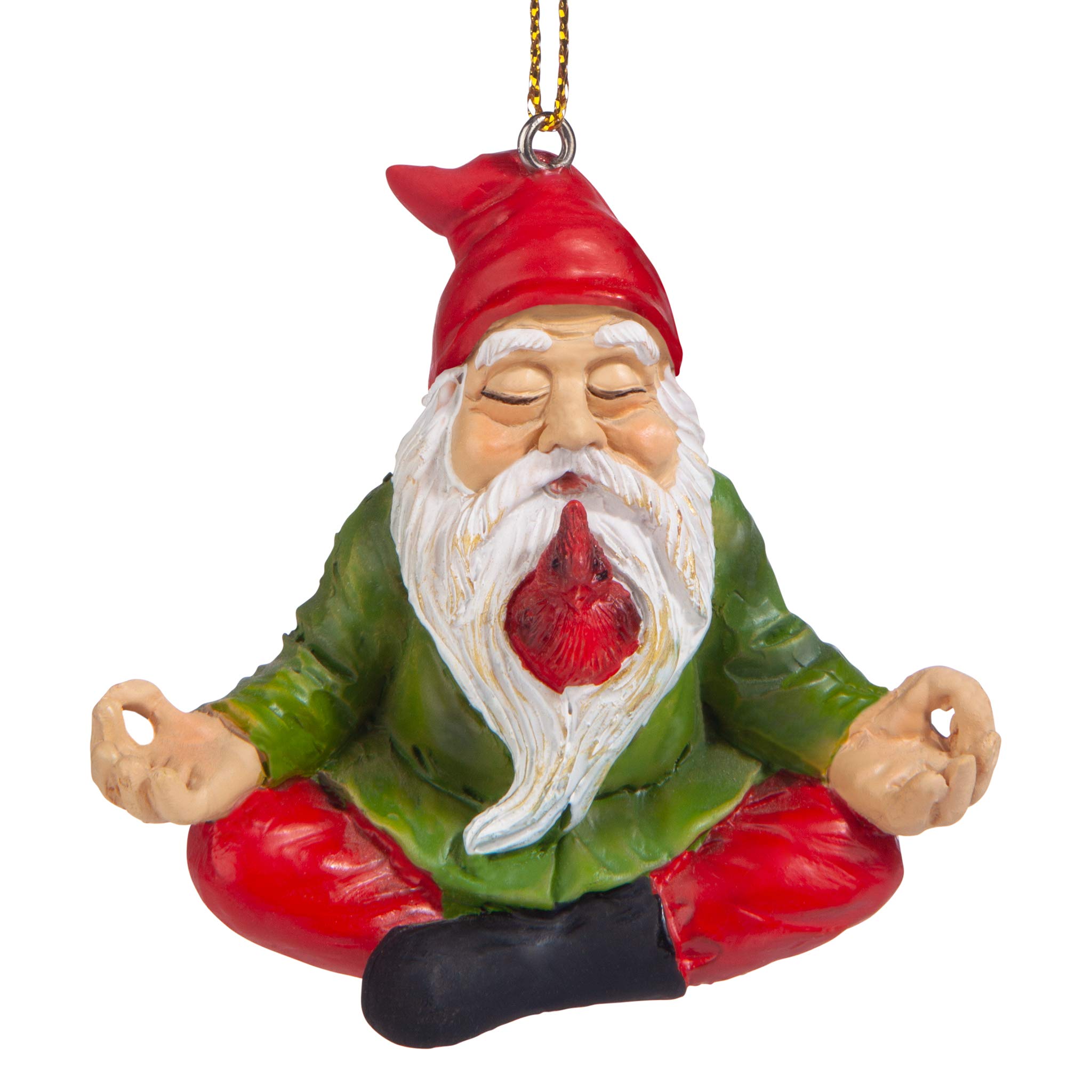 Design Toscano QM17010 Zen Garden Gnome Ornament, 7.5 cm, Polyresin, Full Colour, Pack of 1