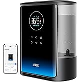 DREO 8L Smart Humidifiers for Bedroom 600ft², 80H Runtime Warm&Cool Supersized Mist Humidifier for Large Room Indoor, Quiet W