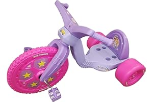 The Original Big Wheel, Pink-Purple, Giant 16" Wheel Ride On Tricycle, 3 Position Seat - Trike Grows with Child, Kid Powered Pedal Bike, 50th Year, Sit Down Riding Around Outdoor Toy, Ages 3-8 (19060)