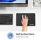 TECKNET Mouse Mat 3 Pack 270x210x3mm with Stitched Edges Non-Slip Waterproof view 6