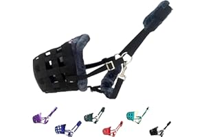 Horse Grazing Muzzle Halter, Mink Fleece Padded, Multiple Sizes, Breathable (Black, Pony)