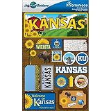 Reminisce Jet Setters 3D Aufkleber Tennessee – 10,2x19,1 Cm, Archivfest, Selbstklebend