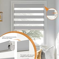 Persilux No Drill No Tool Zebra Blinds Dual Layer