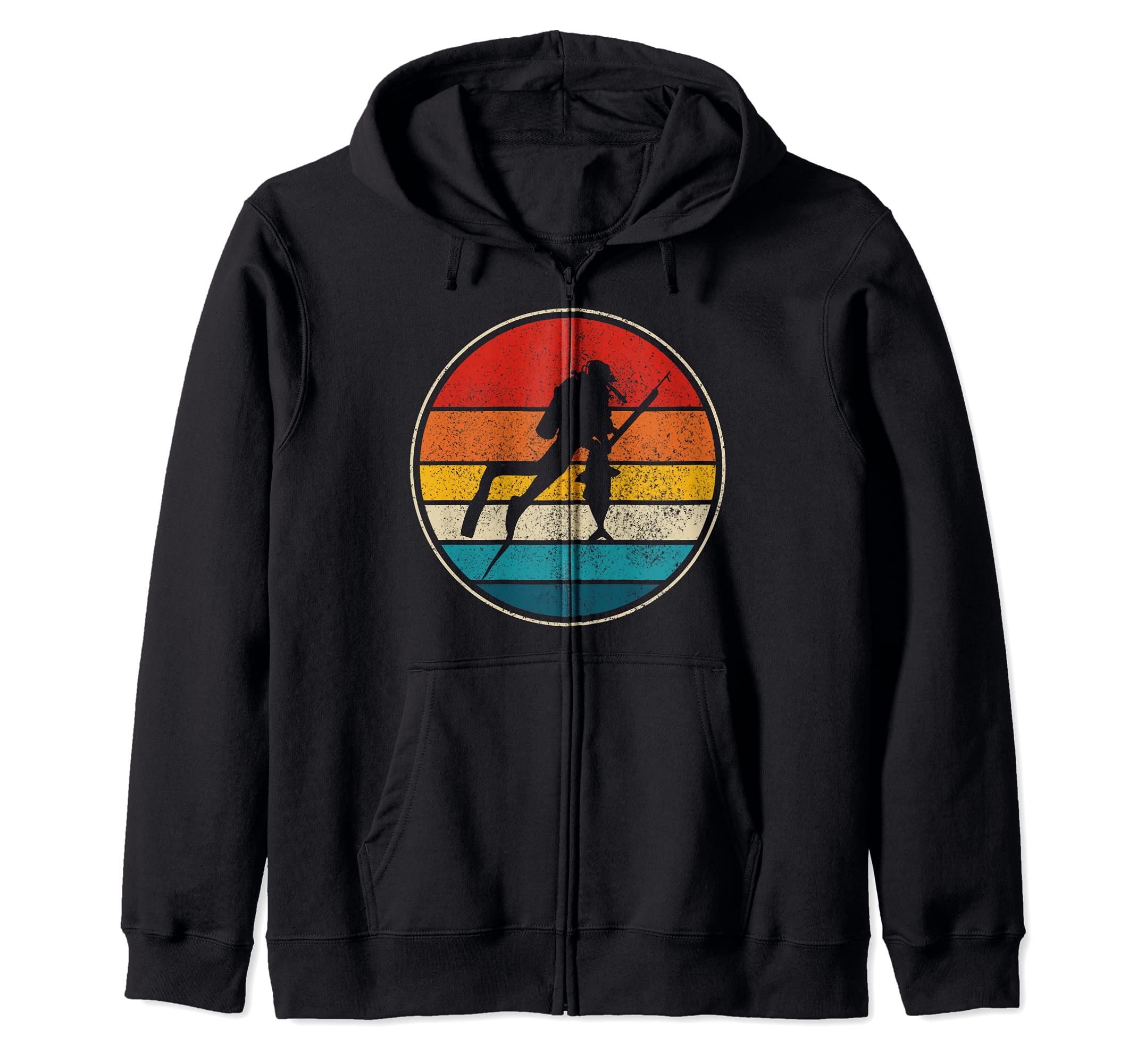 Spearfishing Spear Fishing Scuba Diving Spearfisherman Gift Zip Hoodie