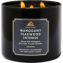 Bath & Body Works, White Barn 3-Wick Candle w/Essential Oils