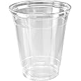 SOLO Cup Company Plastic Party Cold Cups, 16 oz, Clear, 100 pack