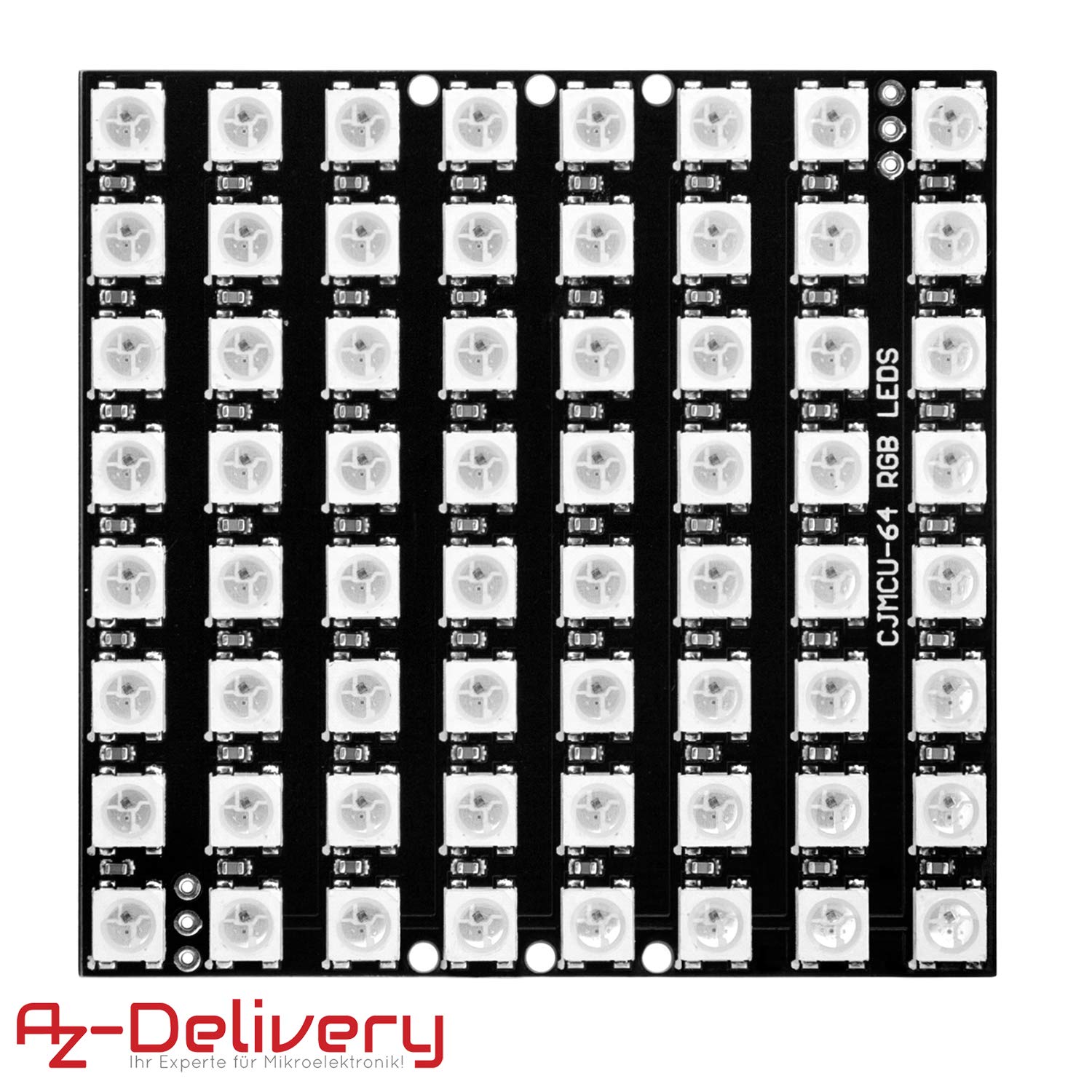 AZDelivery 5 x U-64 LED Matrix Panel WS2812B 8 x 8 Module compatible with Arduino and Raspberry Pi including eBook - Image 3