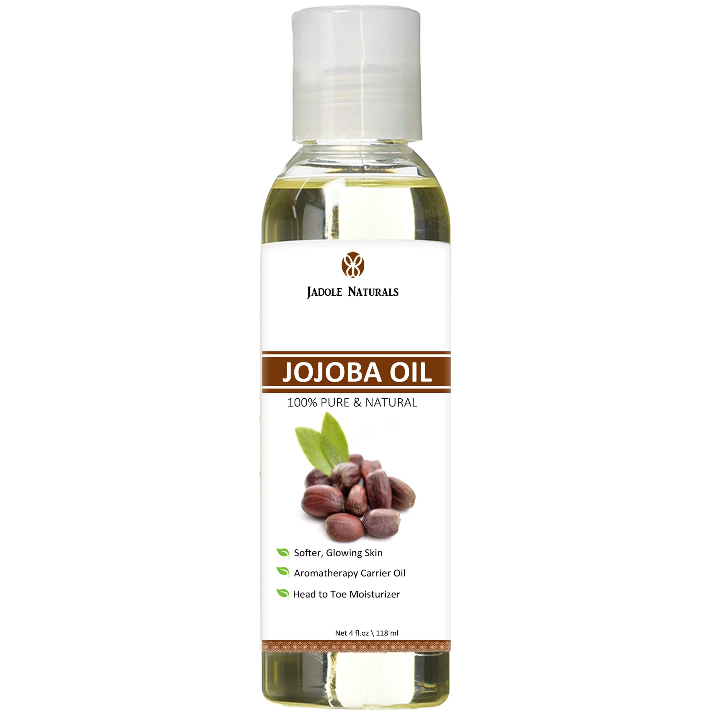 Jadole Naturals Jojoba Oil, 4 fl oz 118 ml