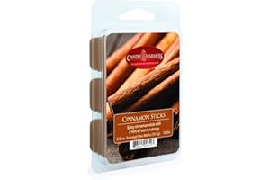 CANDLE WARMERS ETC Soy Wax Blend Classic Fragrance 2.5 oz Wax Fragrance Melt Tart, Cinnamon Sticks
