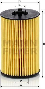 MANN-FILTER HU 7020 z Oil Filter for Cars and Transporters view 5