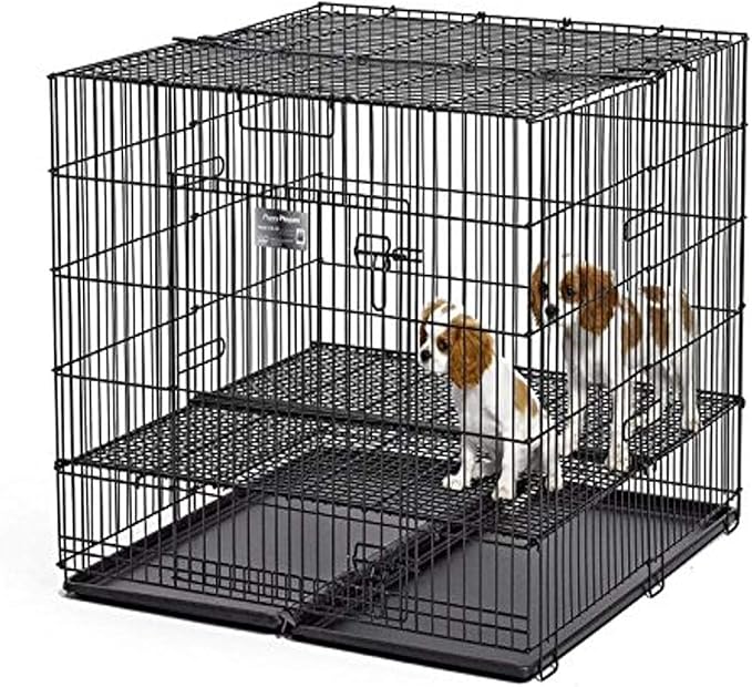 Midwest Homes Puppy Playpen Crate 23610 Grid & Pan