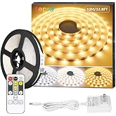 Lepro LED Tunable White Strip Light, Warm to Cool White,32.8ft Dimmable Bright LED Tape Lights, 600 LEDs 2835, Strong 3M Adhesive, Not Cuttable, Suitable for Christmas Decorations, Home, Bedroom