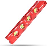 ARROW 8-Inch Torpedo Level, Magnetic Level Tool | 0&deg;/30&deg;/45&deg;/90&deg; Bubbles, Top-View Windows, Aluminium Alloy Frame, Dual Metric and SAE Scales