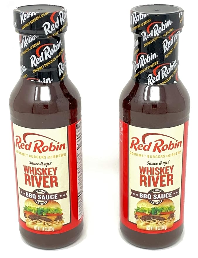 Red Robin Whiskey River BBQ Sauce (Pack of 2) Grocery & Gourmet Food