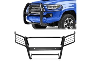 Kojem Brush Grill Guard Compatible with 2005-2014 Toyota Tacoma Front Bumper Grille Guard Protection Bull Bar Powder Coated Steel Black