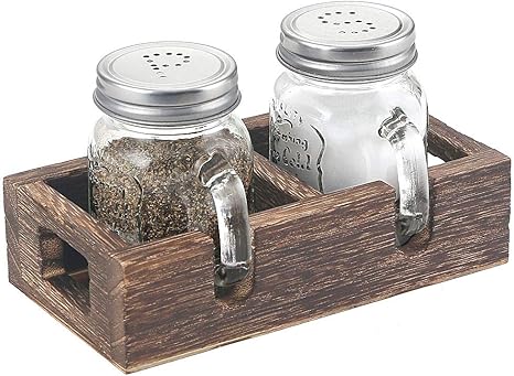 Elwiya Farmhouse Mason Jar Salt and 