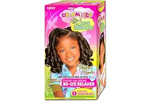 African Pride Dream Kids Olive Miracle Touch-Up Relaxer, Regular