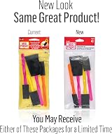 Mod Podge Foam Brush Set x4 Yellow Orange Pink Brand Mod Podge view 2