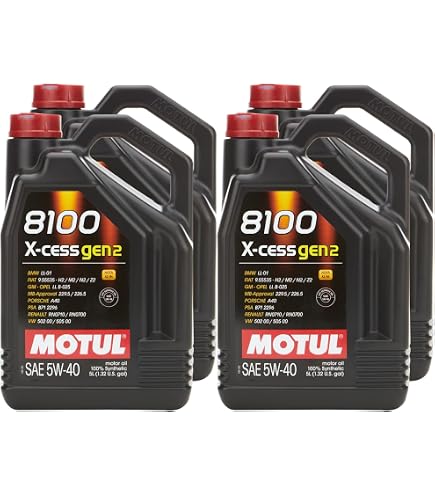 Amazon.com: Motor Oil - 8100 X-Cess Gen2 | 5W40 Synthetic Engine
