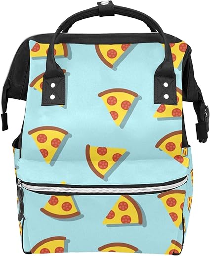 Amazon Co Jp リュック ママリュック レディース チーズ柄 ピザ かわいい ミイラバッグ デイパック 大容量 多機能 通勤通学 旅行用 看護バッグ 耐久性 防水 収納 調整可能 リュックサック 男女兼用 ベビー マタニティ