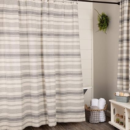 72 X 72 Taupe Grey Farmhouse Decor Style Bath Accent With