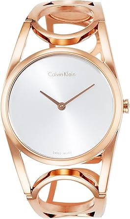 Calvin Klein Reloj Digital para Mujer de Cuarzo con Correa en Acero Inoxidable K5U2M646