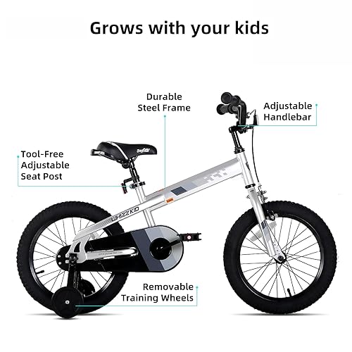 JOYSTAR Boys Bike 18 Inch Kids Bike with Training Wheels for Ages  Years Old Boys and Girls, Children B