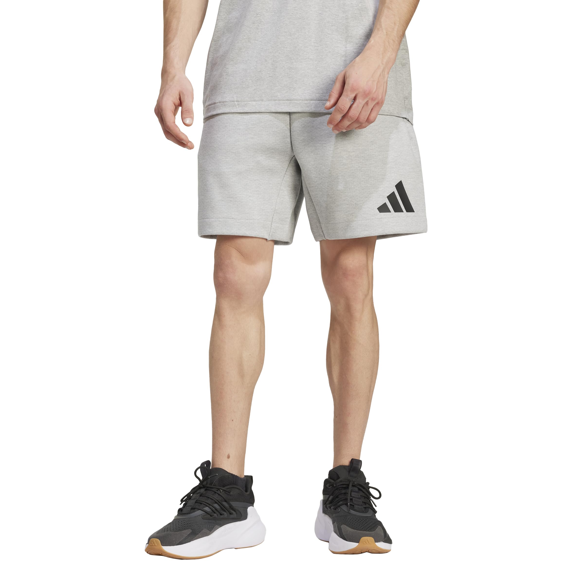 adidas Men’s Z.N.E. Shorts, Medium Grey Heather, X-Small