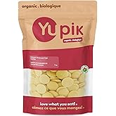 Yupik Organic Cocoa Butter Wafers, 1 kg, Vegan, Gluten-Free, GMO-Free, Dairy-Free, Kosher, Pure Cocoa Butter, No Additives, M