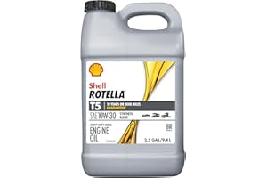 Shell Rotella T5 Synthetic Blend 10W-30 Diesel Engine Oil, 2.5 Gallon