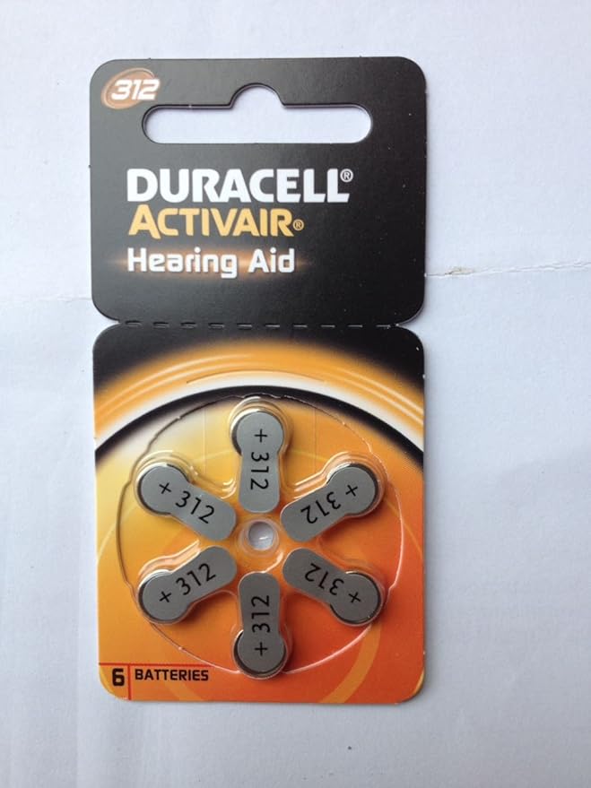 Duracell Activair 312: Hörgerätebatterien Der Größe 312