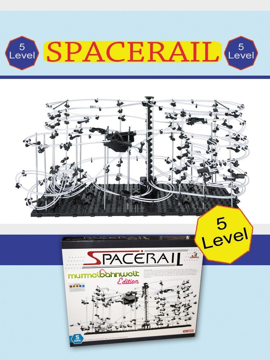 MarbleRunWorld MB450 Level 5 Spacerail Marble Run for Teenagers and Adults
