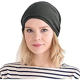 Slouchy Summer Beanies for Women & Men, Indoor Winter Organic Knit Hat for Chemo & Sensitive Skin